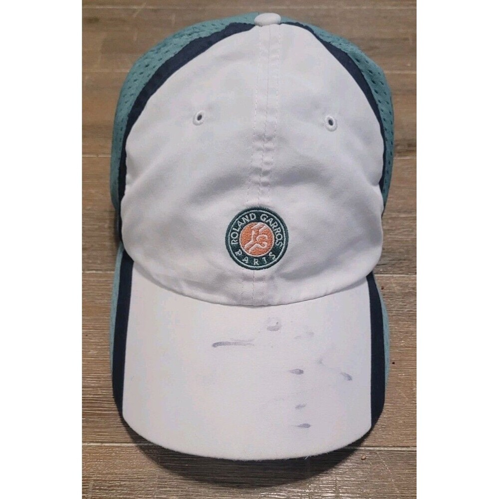 Roland Garros Paris Hat Cap "French Open" Tennis Adjustable Adult Mens SIGNED ?